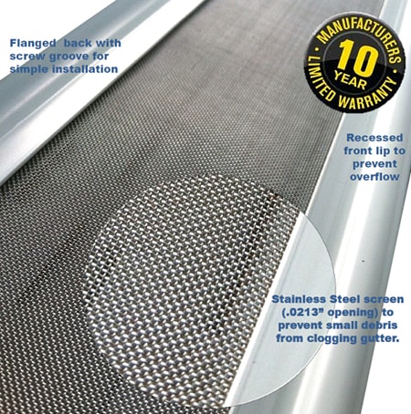 Standard Gutter Guard Details