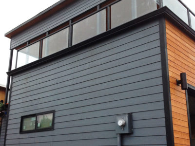 Balcony Black Rain Gutter